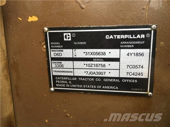 CAT D 6 D Buldožerji goseničarji
