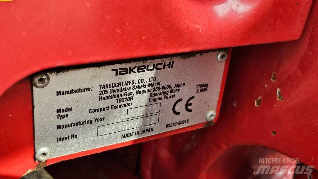 Takeuchi TB 210 R Mini bagri <7t