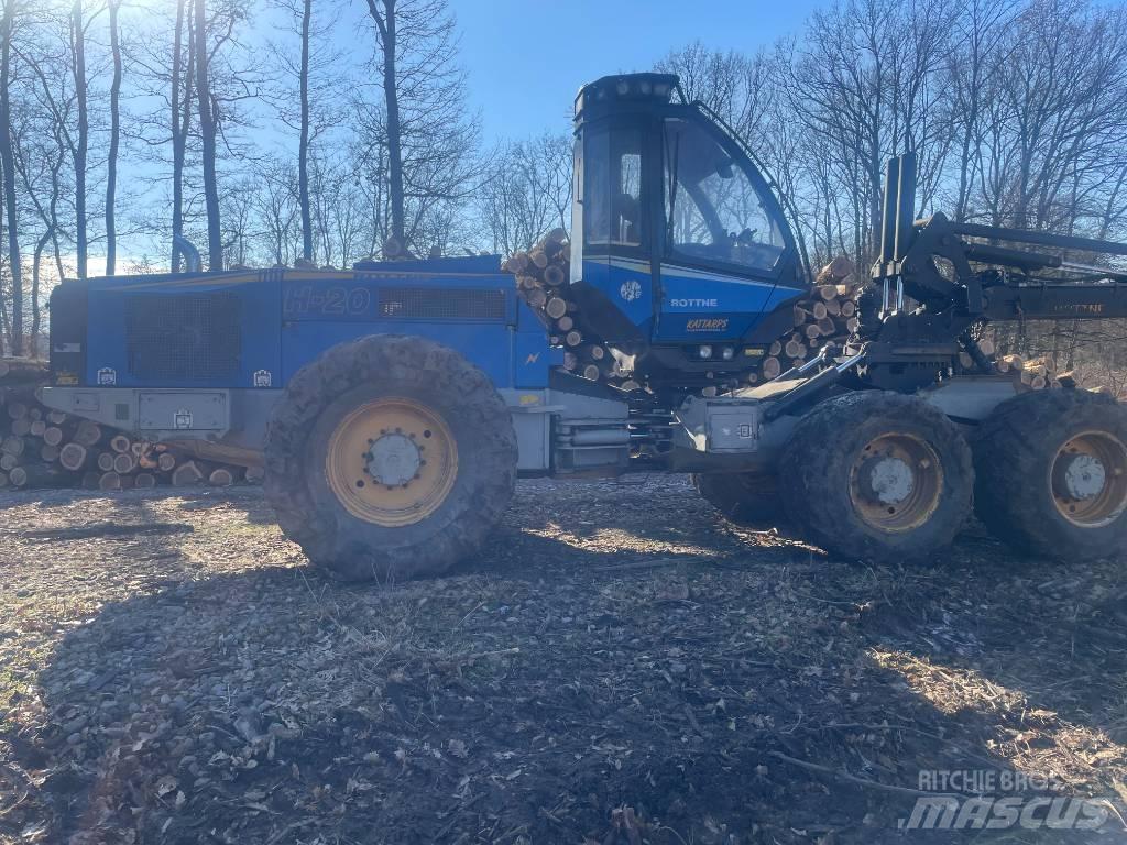 Rottne H20 Harvesterji