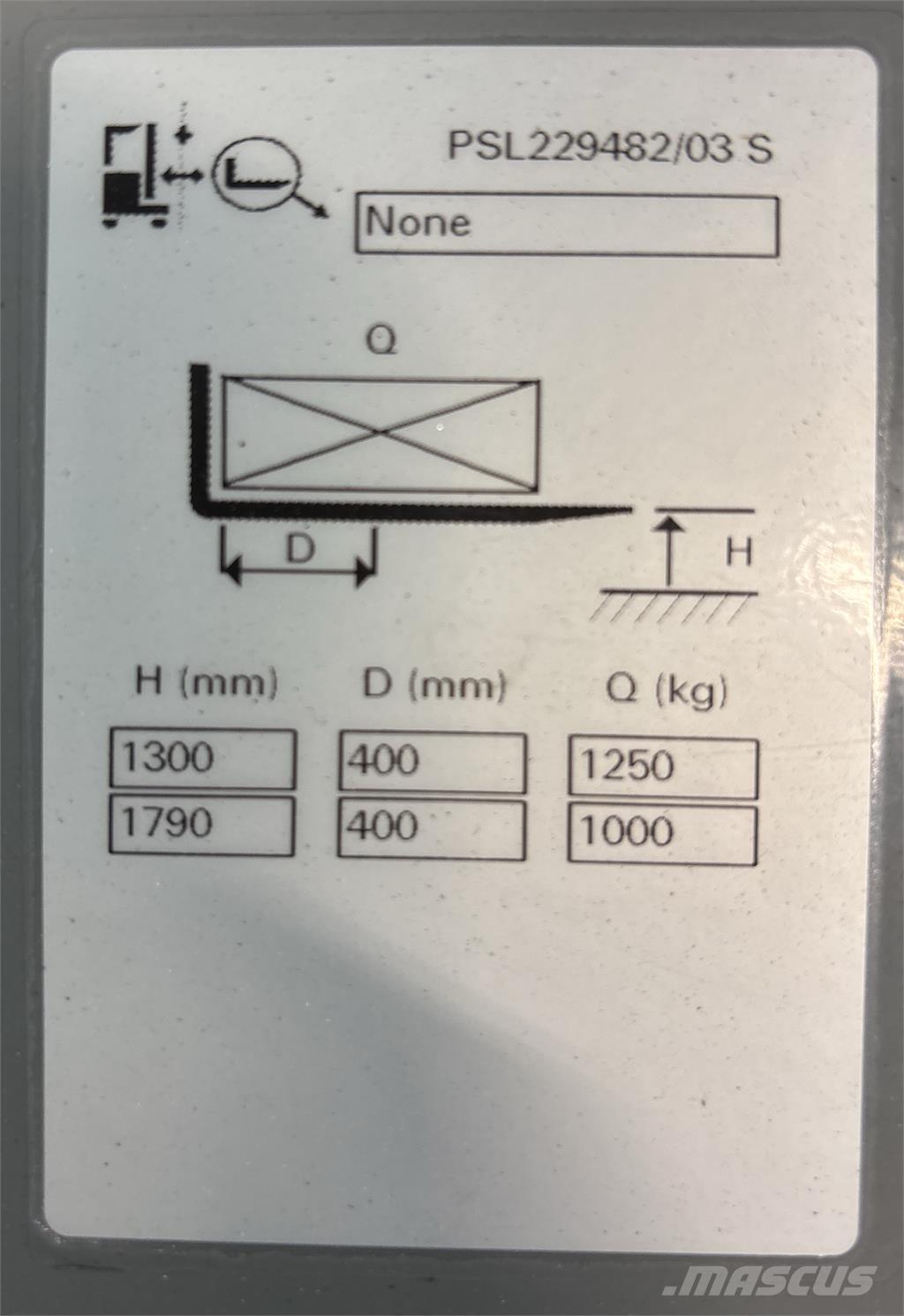 Atlet PSL125 Ročni električni viličar