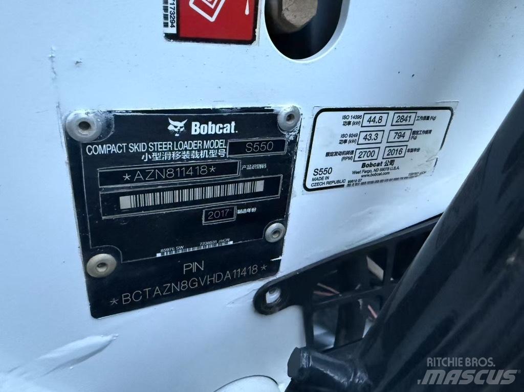 Bobcat S 550 Skid steer mini nakladalci