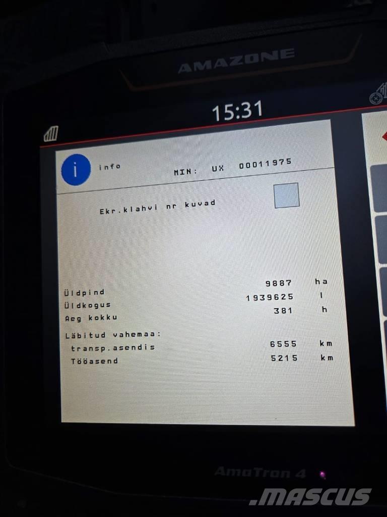 Amazone UX 4200 Vlečne škropilnice