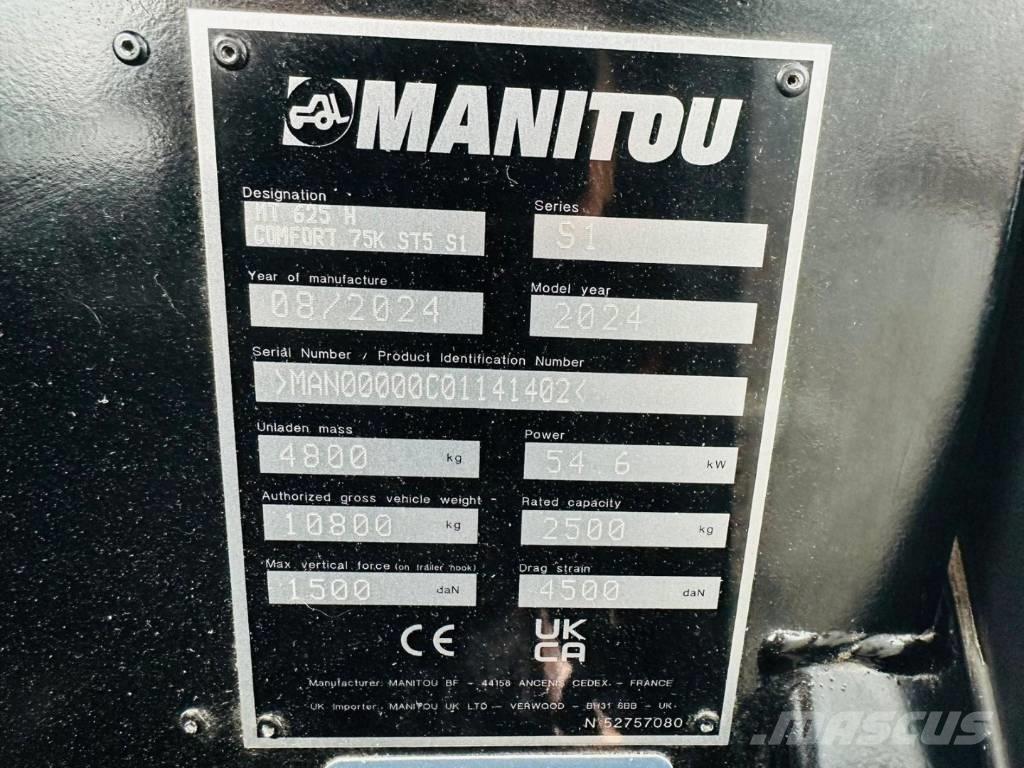 Manitou MT 625 H Teleskopski viličarji