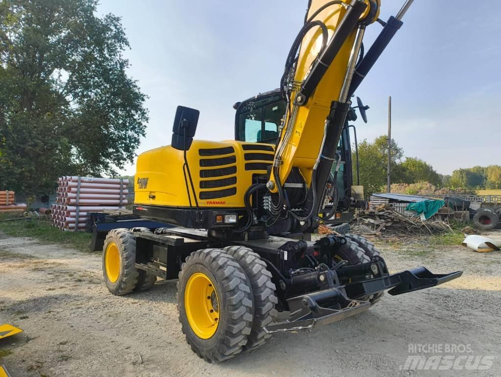Yanmar B 110 W Bagri na kolesih