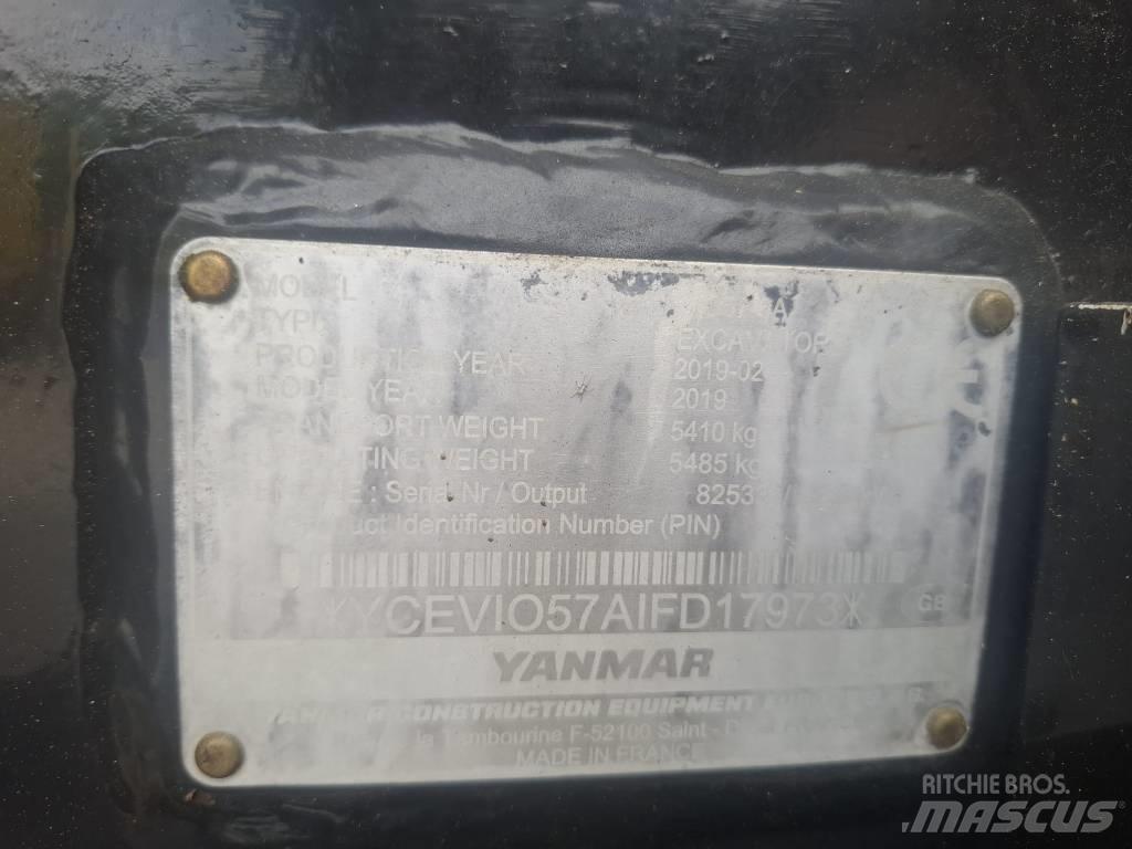 Yanmar Vio 57-6A Mini bagri <7t
