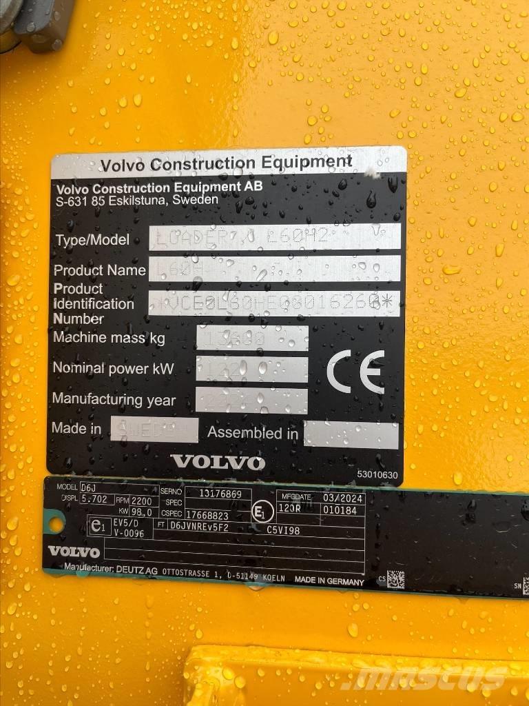 Volvo L 60 H2 Kolesni nakladalci