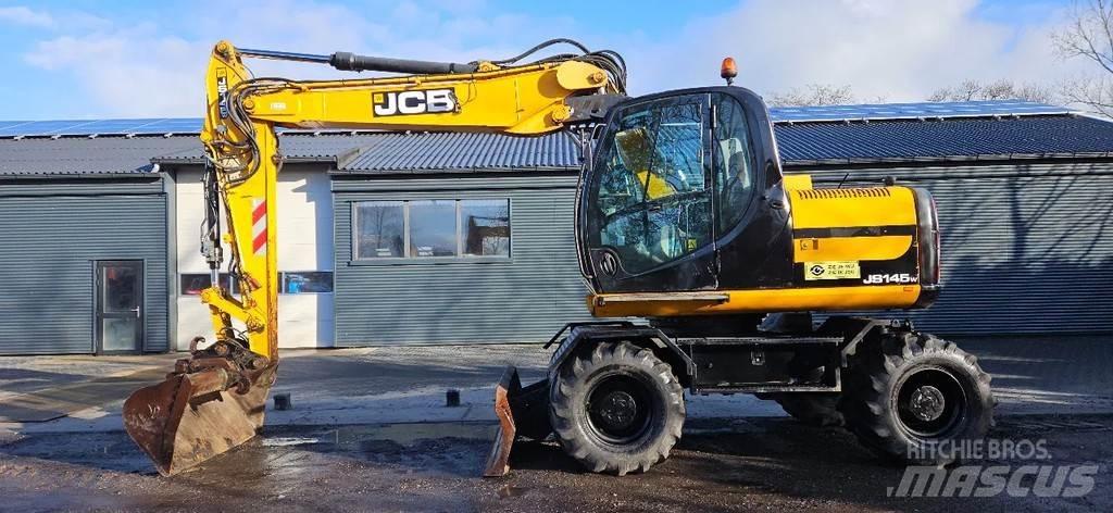 JCB JS145 W Bagri na kolesih
