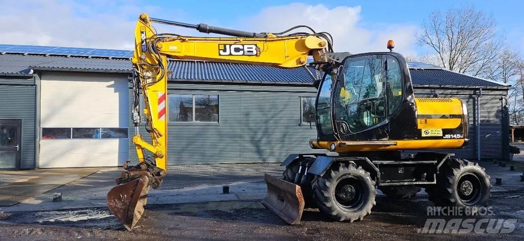 JCB JS145 W Bagri na kolesih