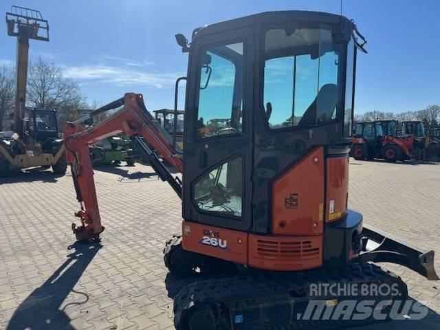 Hitachi ZX 26 Mini bagri <7t