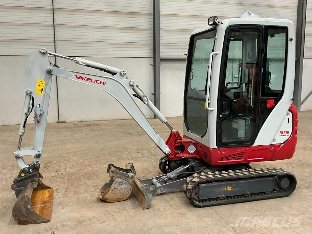Takeuchi TB 216 Mini bagri <7t