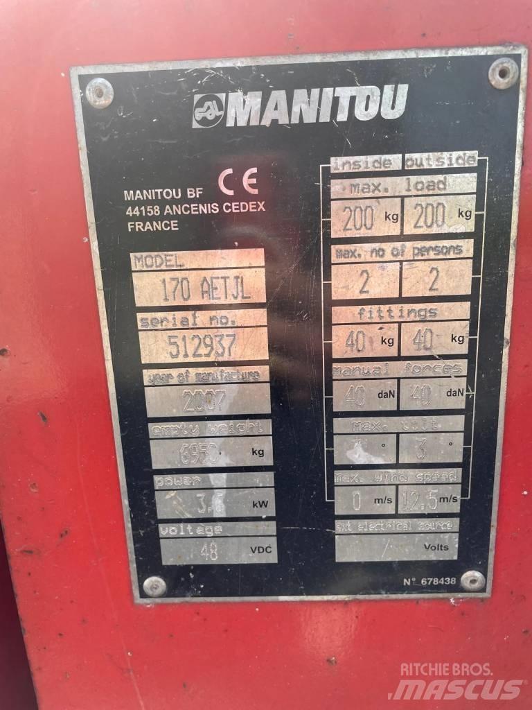 Manitou 170 AETJL Zglobne dvižne ploščadi