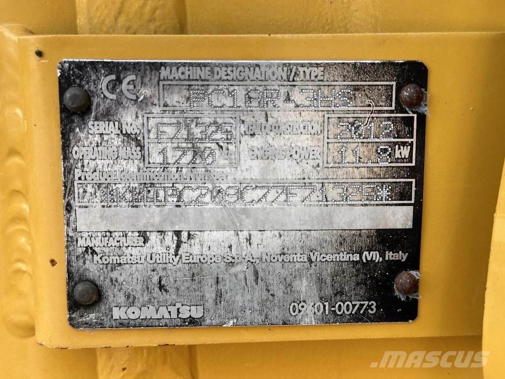 Komatsu PC16R-3HS Mini bagri <7t