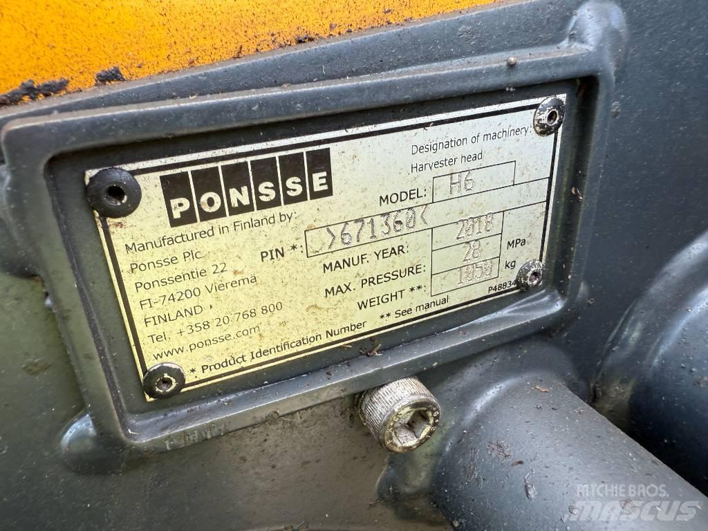 Ponsse ERGO 8W Harvesterji