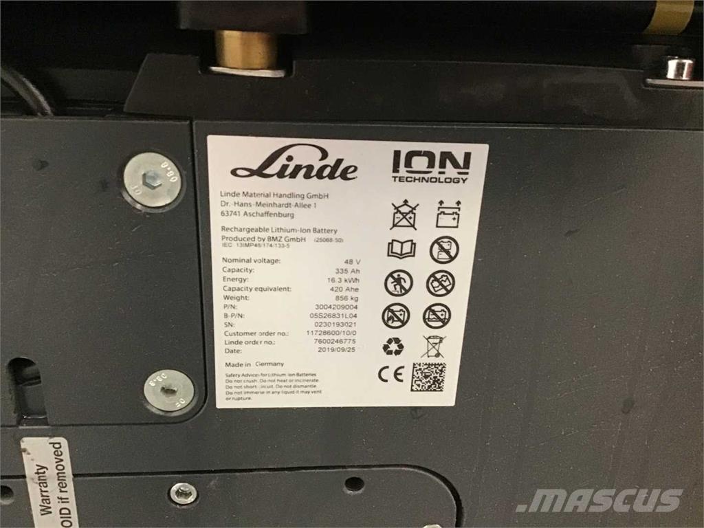 Linde E16 ION Električni viličarji