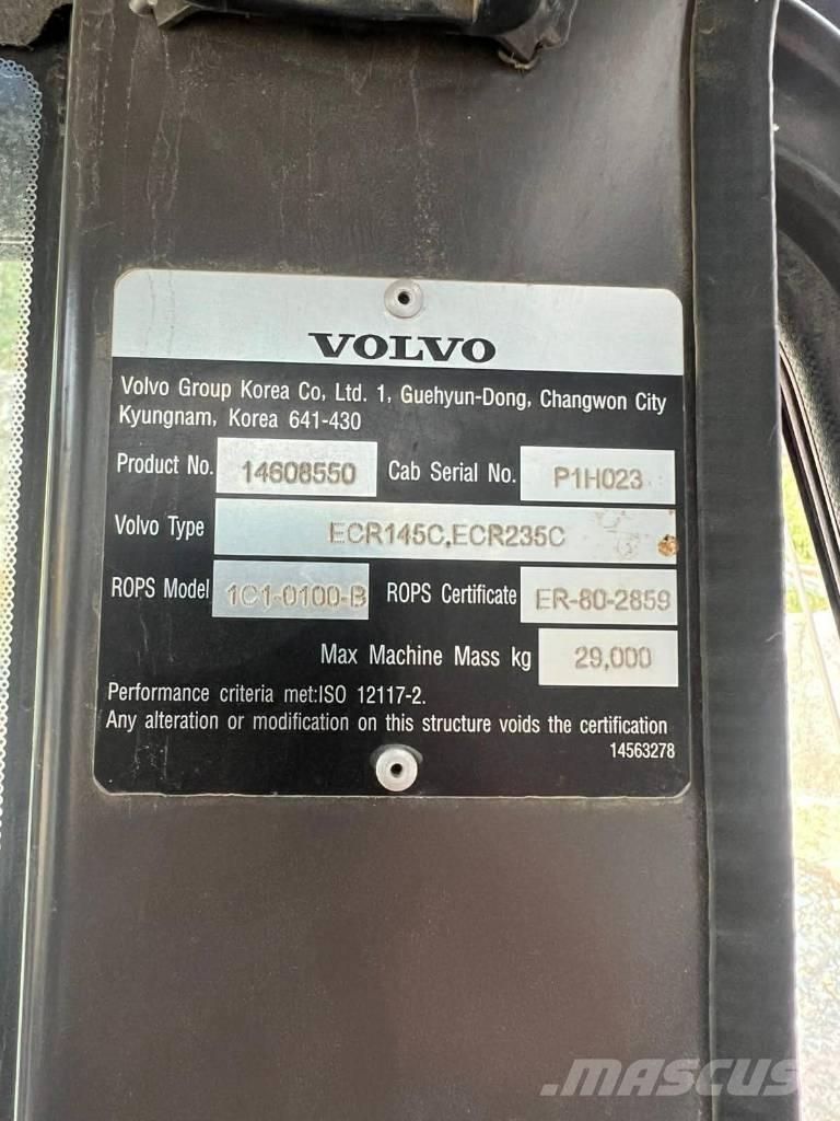 Volvo ECR 235 C L Bagri goseničarji