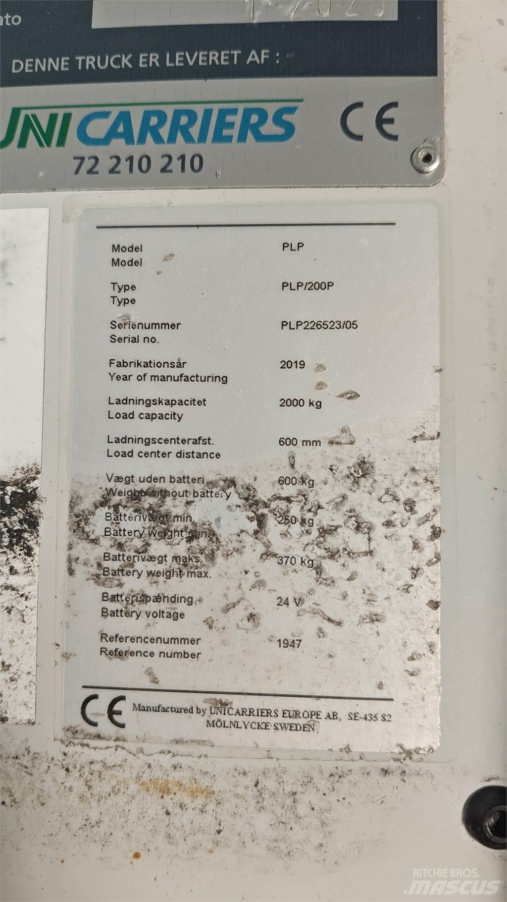 Atlet PLP200 Viličarji - drugo