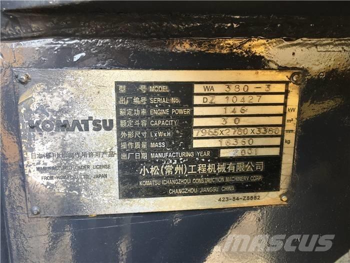 Komatsu WA 380-3 Kolesni nakladalci