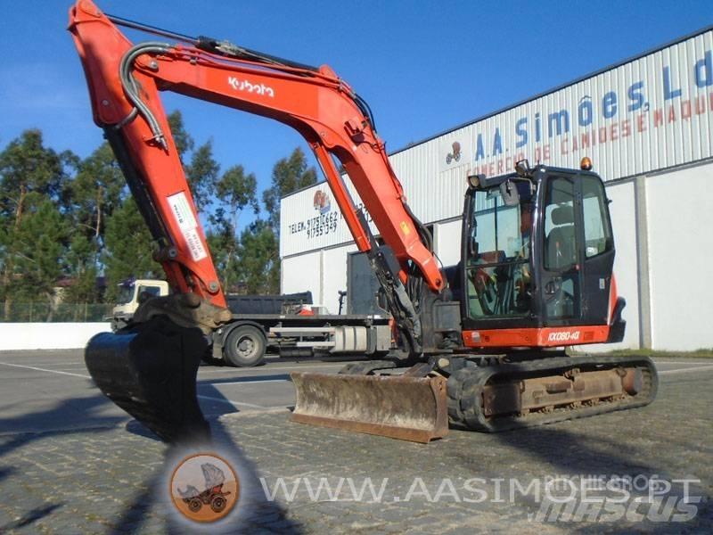 Kubota KX 080-4 Midi bagri 7t – 12t