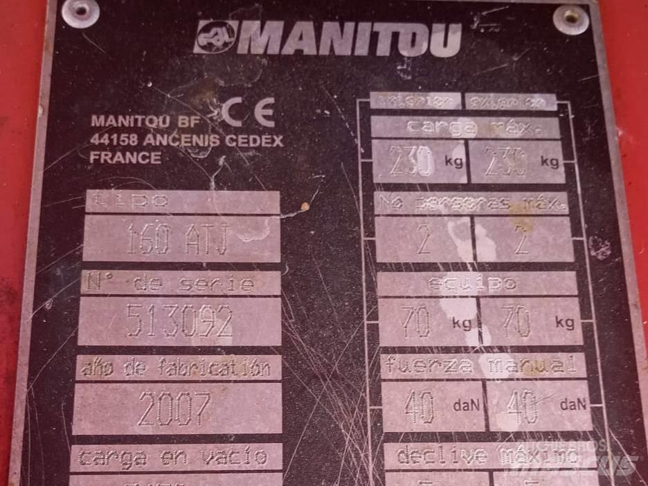 Manitou 160 ATJ Zglobne dvižne ploščadi