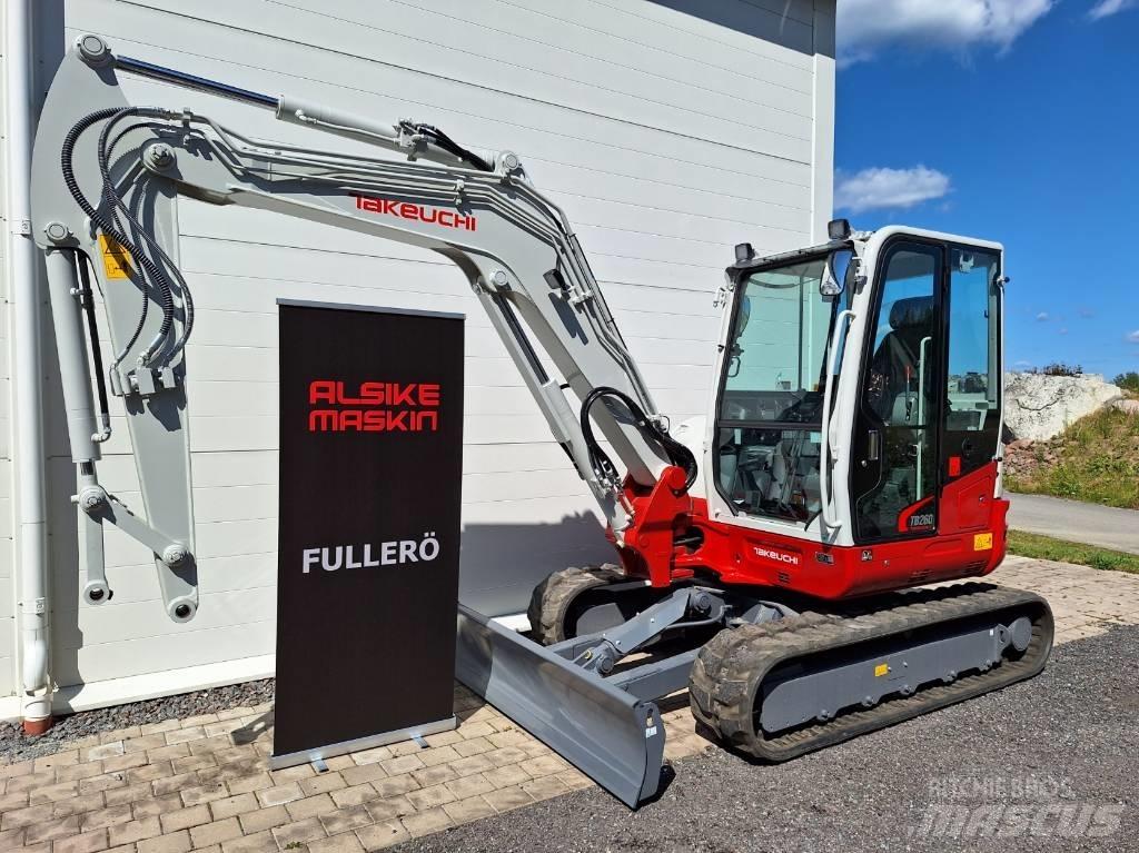 Takeuchi TB260 Mini bagri <7t