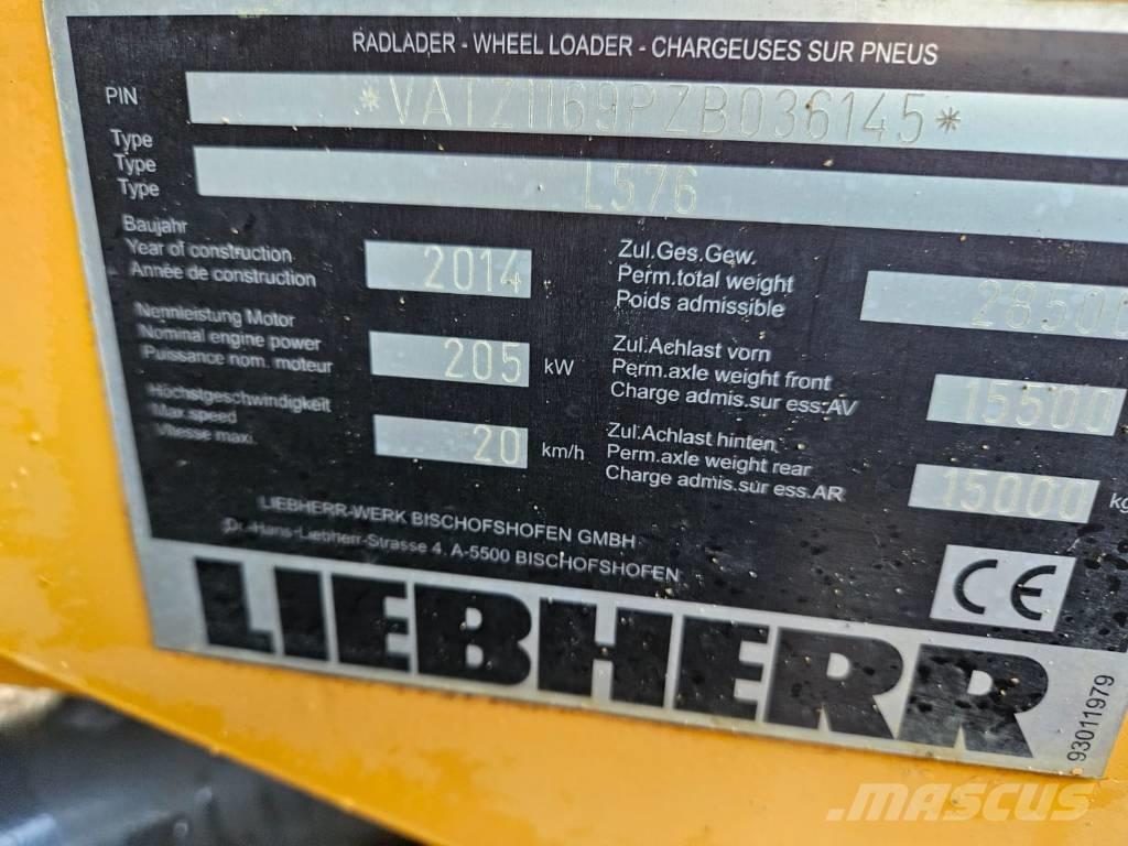 Liebherr L 576 Kolesni nakladalci