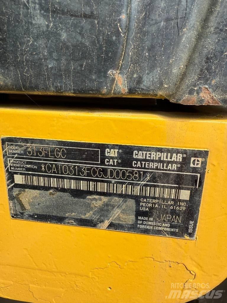 CAT 313 F LGC Bagri goseničarji
