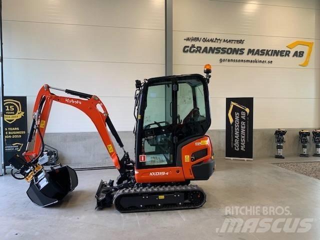 Kubota KX 019-4 Mini bagri <7t