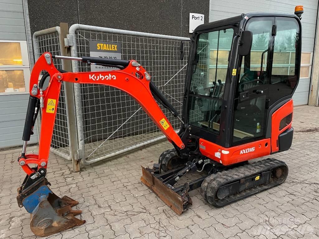 Kubota KX016-4 Mini bagri <7t
