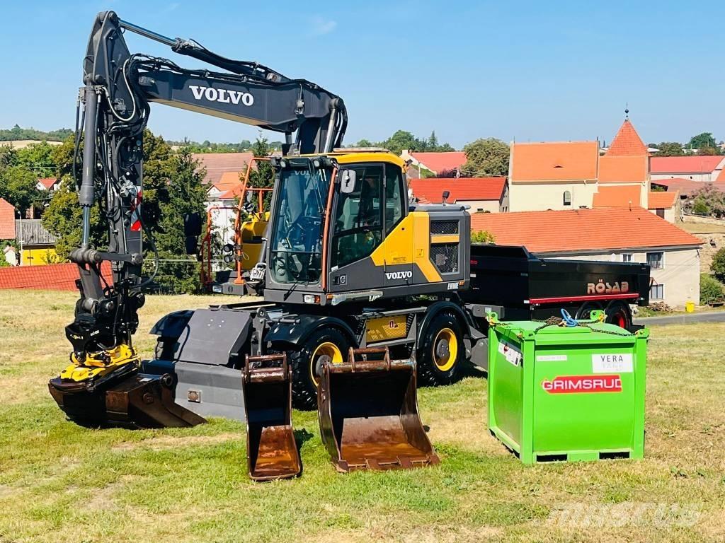 Volvo EW 160 E Bagri na kolesih
