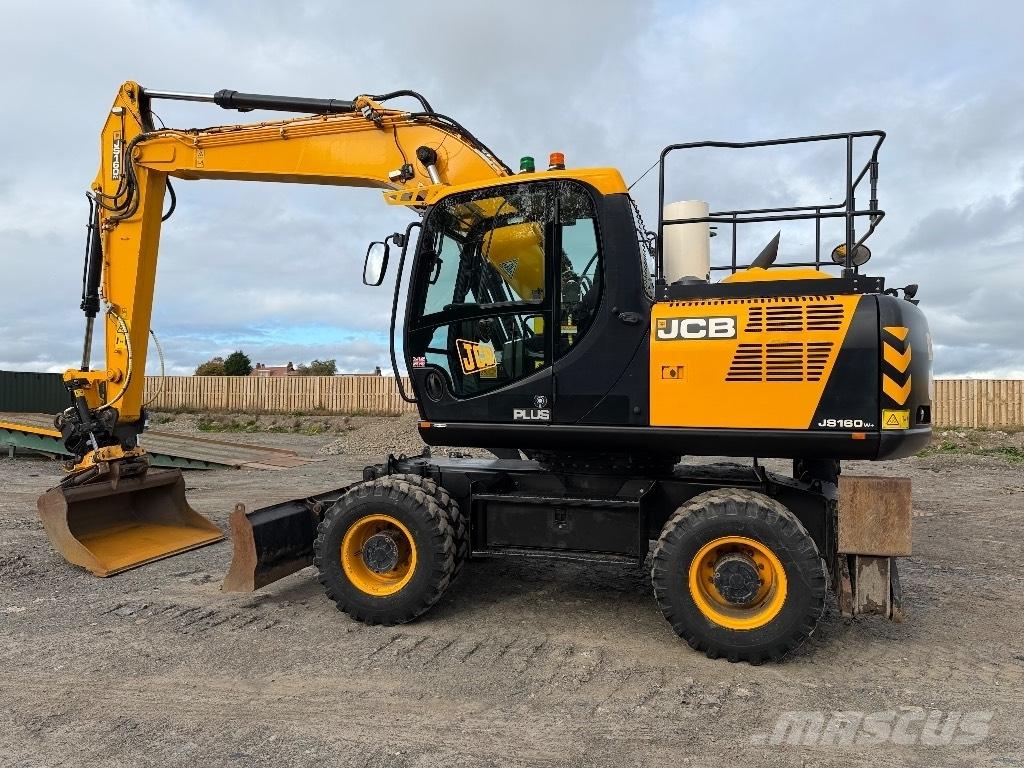 JCB JS 160 W Bagri na kolesih