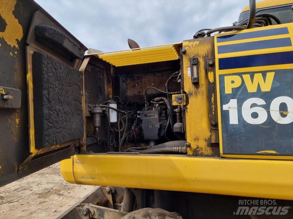 Komatsu PW 160-7 Bagri na kolesih