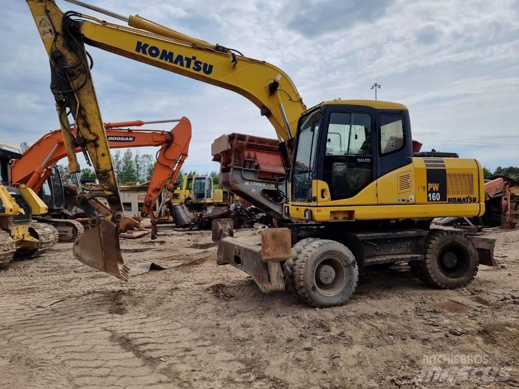 Komatsu PW 160-7 Bagri na kolesih