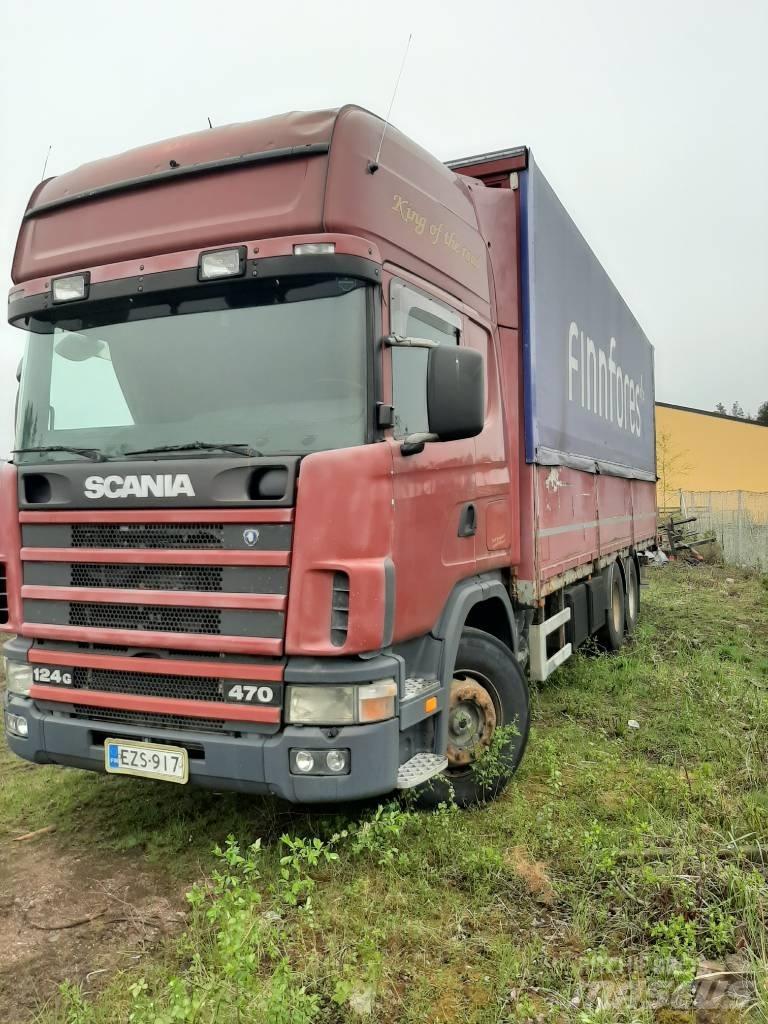 Scania R 124 Tovornjaki s ponjavo