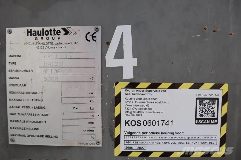Haulotte HA12IP 2WD Zglobne dvižne ploščadi
