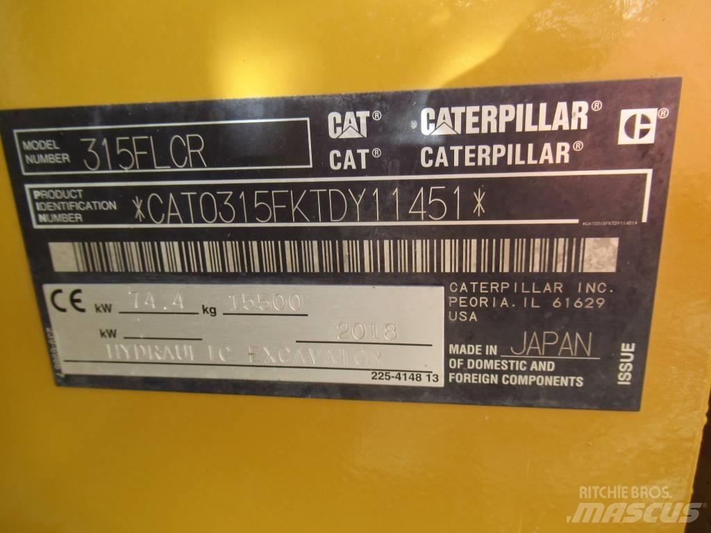 CAT 315F LCR Bagri goseničarji