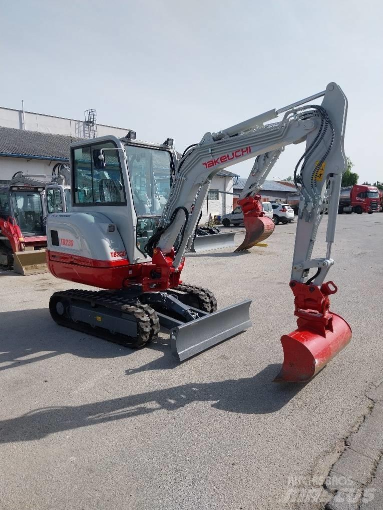 Takeuchi TB230 Mini bagri <7t