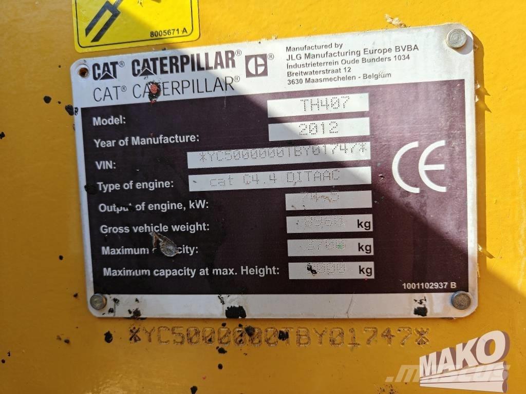 CAT TH 407 Teleskopski viličarji