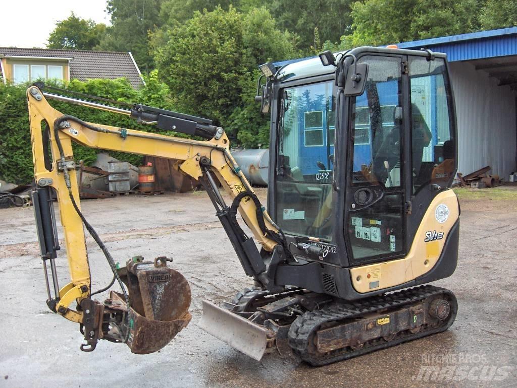 Yanmar SV 18 Mini bagri <7t