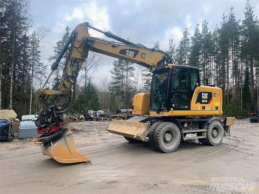 CAT M 314 F Bagri na kolesih