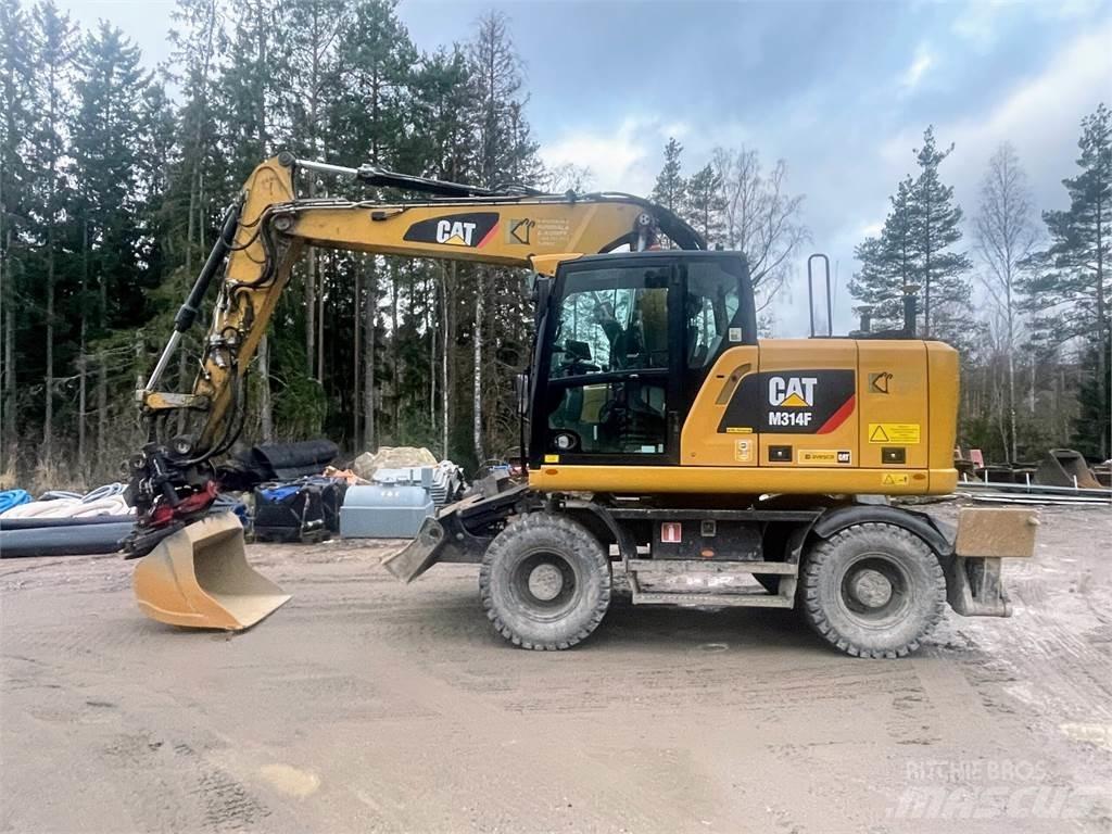 CAT M 314 F Bagri na kolesih
