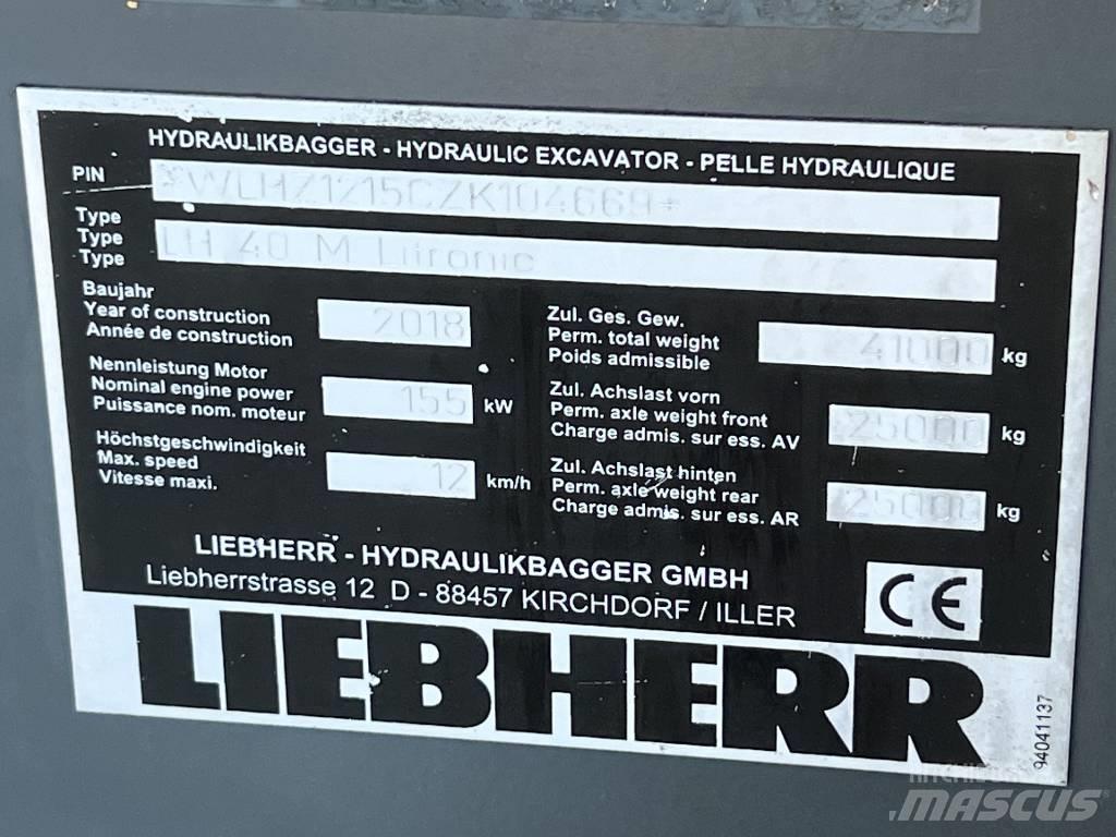 Liebherr LH 40 M ERC Manipulacija materiala - drugo