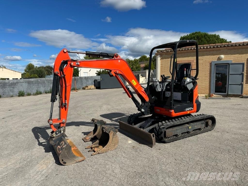 Kubota U 27-4 Mini bagri <7t