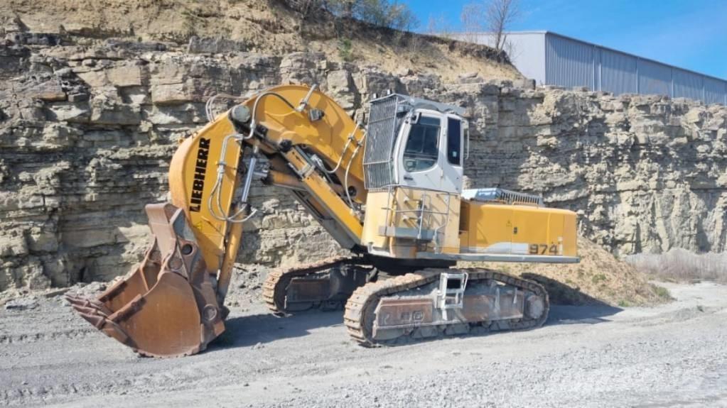 Liebherr R 974 C Bagri goseničarji