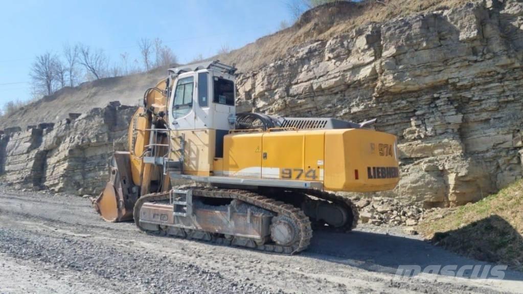 Liebherr R 974 C Bagri goseničarji