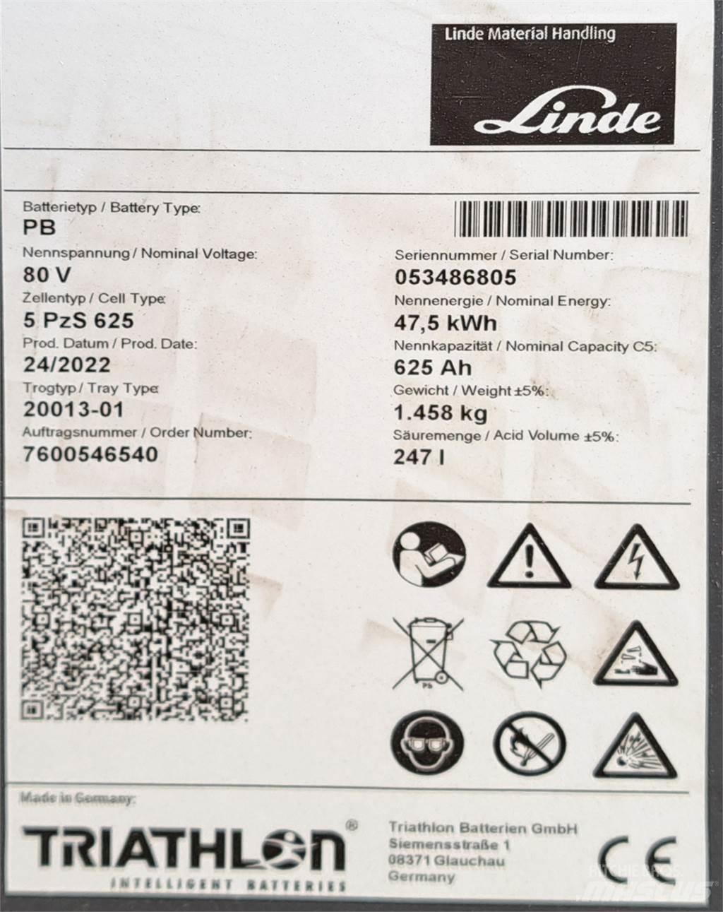 Linde E35L Električni viličarji
