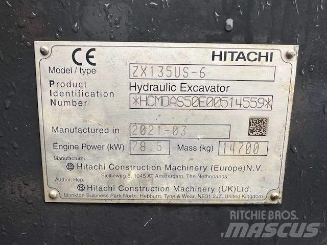 Hitachi ZX 135 US-6 Bagri goseničarji