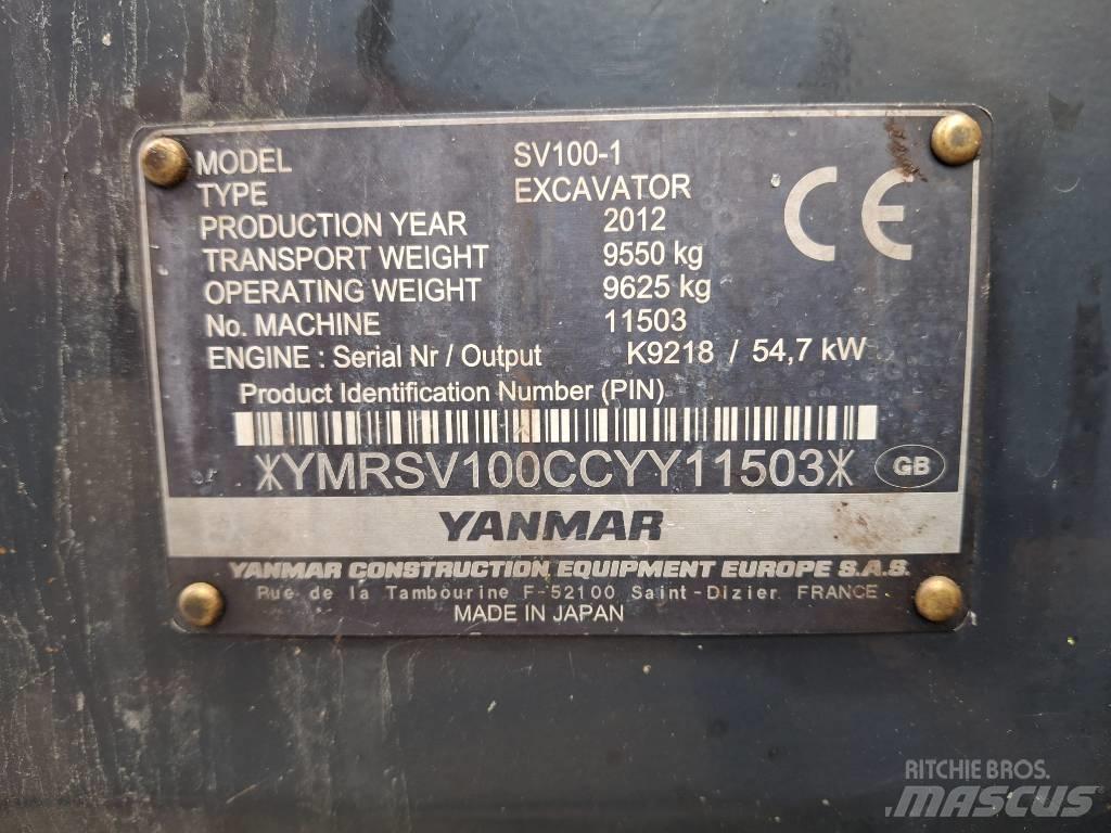 Yanmar SV 100-1 Midi bagri 7t – 12t