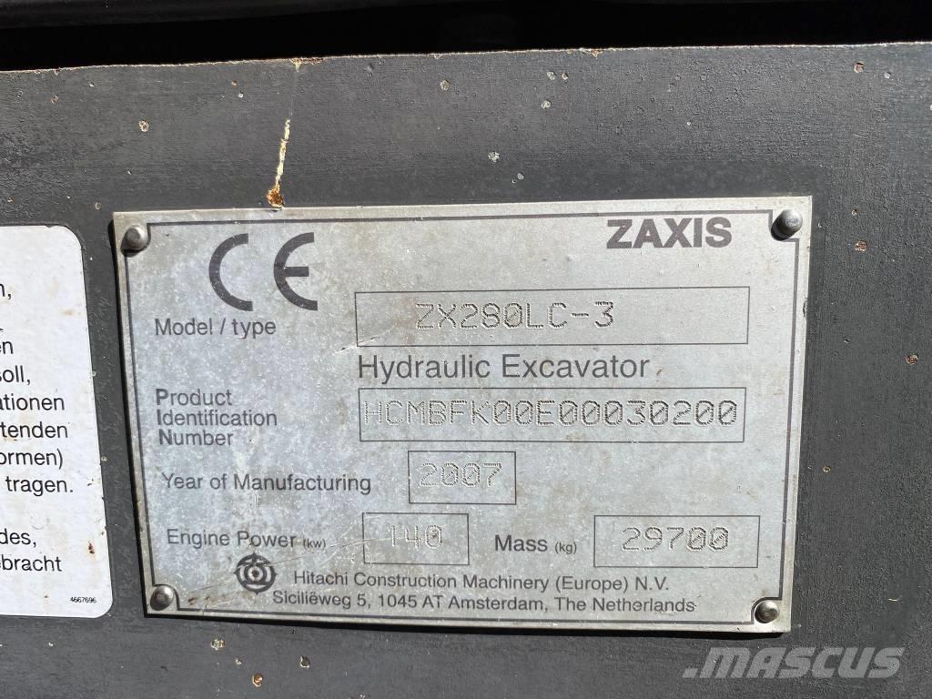 Hitachi ZX 280 LC-3 Bagri goseničarji