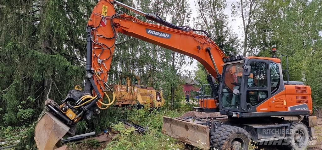Doosan DX170W Bagri na kolesih