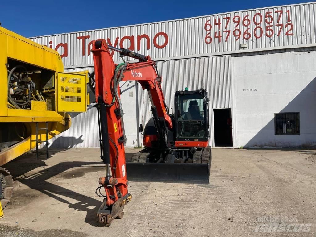 Kubota KX 080-4 Midi bagri 7t – 12t